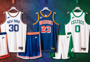 Knicks, Warriors y Celtics celebran los 75 años de la NBA con jerseys edición especial DEST