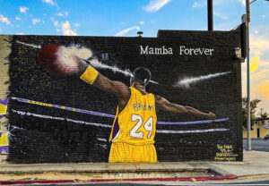 Aumentan los murales en honor a Kobe Bryant
