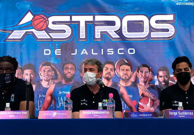 Astros de Jalisco presentó a Jorge Gutiérrez, se declaran listos para el debut en la LNBP
