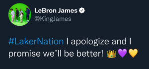 Los Lakers entre disculpas y críticas