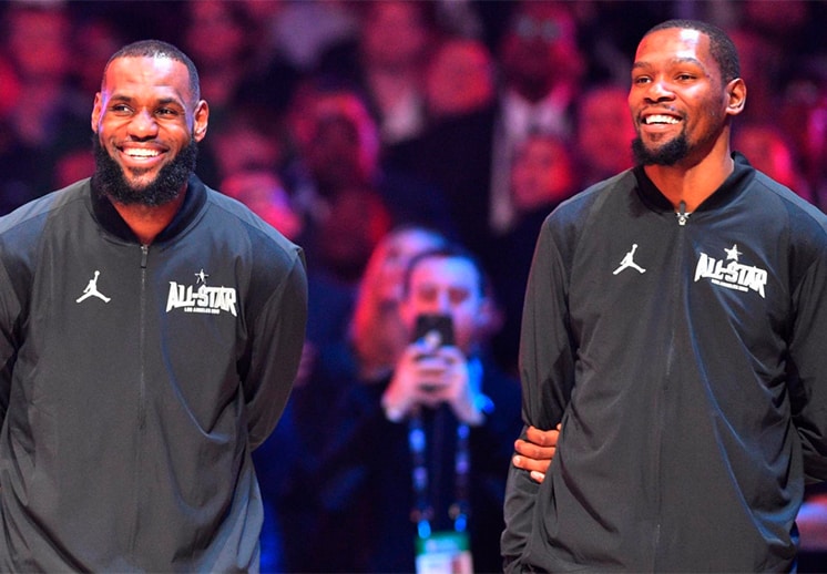 LeBron James y Kevin Durant los capitanes para el NBA All-Star Game 2022