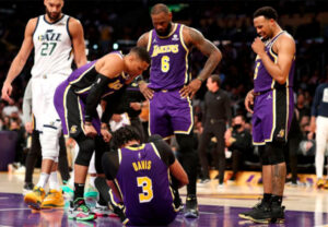 Baja para Lakers, Anthony Davis otra vez lesionado
