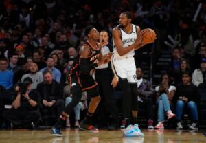 La paternidad de Kevin Durant y los Nets sobre los Knicks