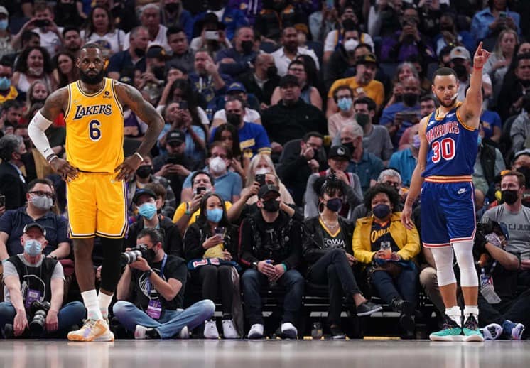 Lakers vs Warriors para abrir temporada NBA